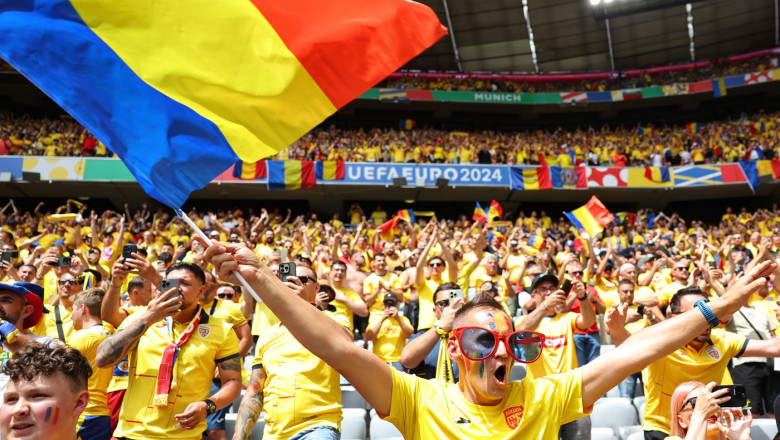 România, pe locul cinci în privinţa numărului de fani prezenţi la Euro-2024. Surpriza de pe ultimul loc