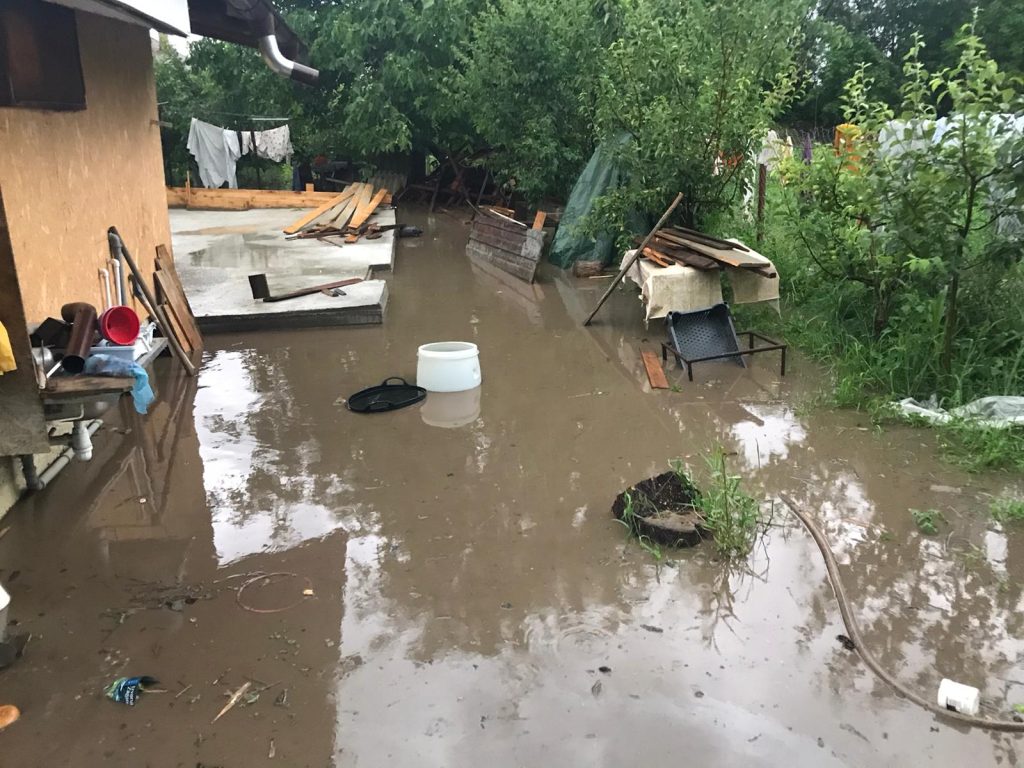  Care sunt zonele inundate în județul Iași