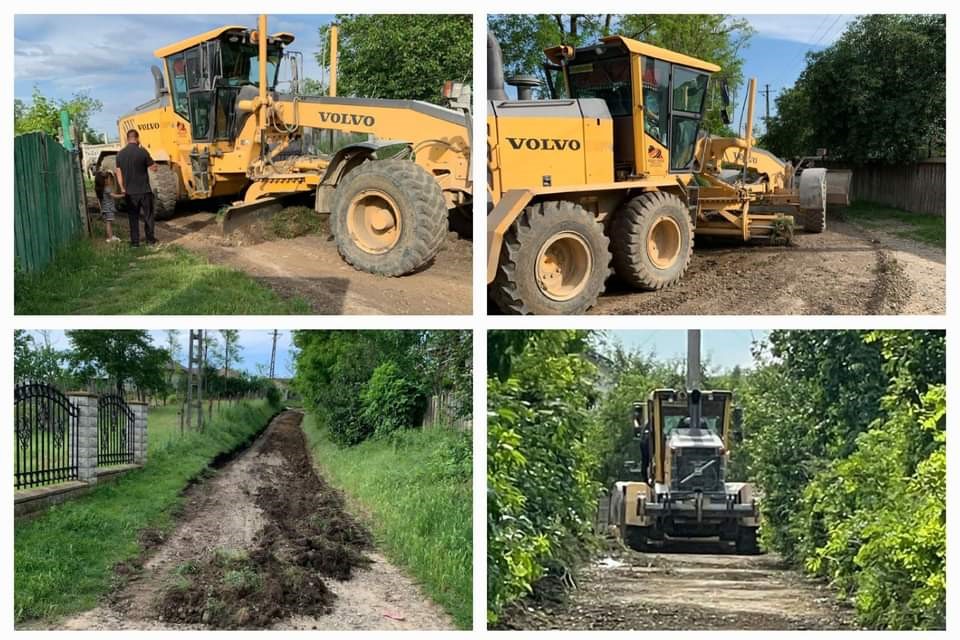 Drumuri pietruite la Ruginoasa cu doar o săptămână înaintea alegerilor