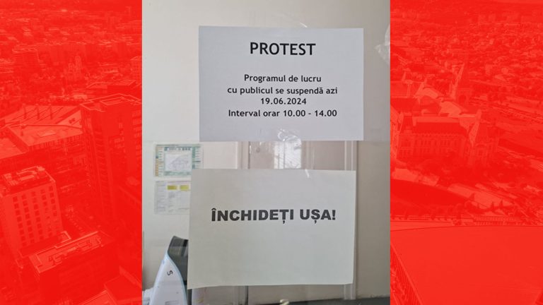 Angajați ai Ministerului Justiției de la Iași, din nou în protest: nu li s-a plătit salariile majorate. Anunță greva foamei