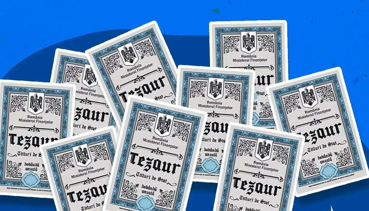 Românii pot cumpăra din 10 iunie titluri de stat TEZAUR cu dobânzi anuale neimpozabile de 6% şi 6,85%