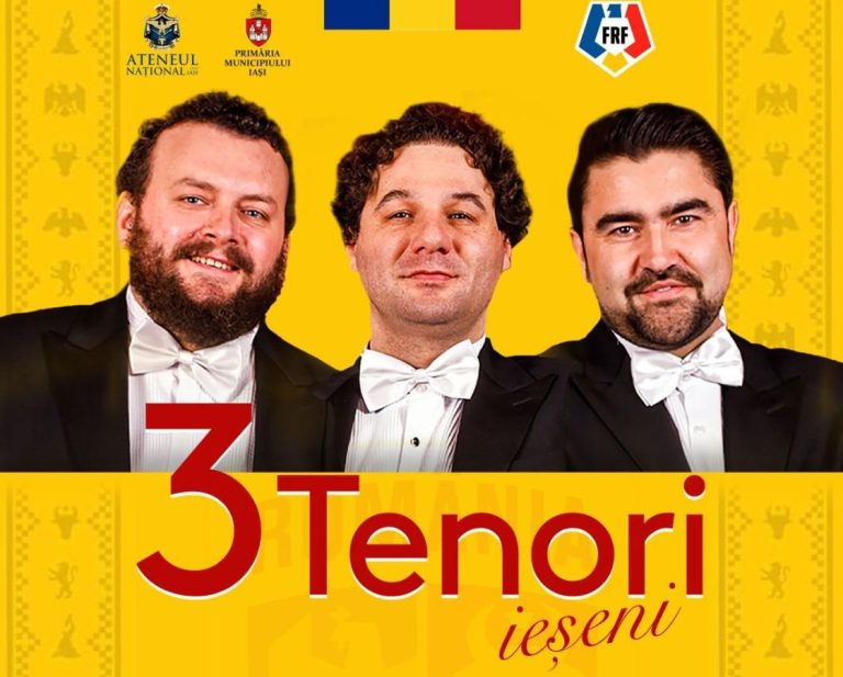 Trei tenori ieșeni, invitați speciali ai naționalei de fotbal a României