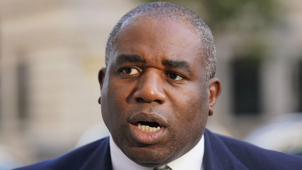 David Lammy, noul ministru britanic de Externe al UK, cere „o încetare imediată a focului” în Gaza