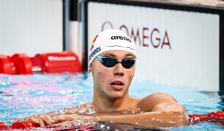 Popovici s-a calificat în finala probei de 100 m liber