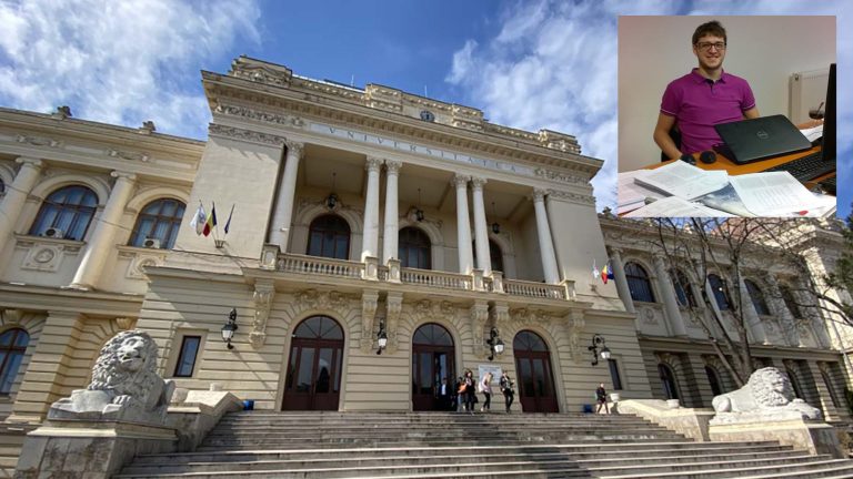 Asistentul universitar Dumitru-Claudiu Sergentu de la UAIC, desemnat cel mai bun tânăr cercetător din România cu vârsta sub 35 de ani