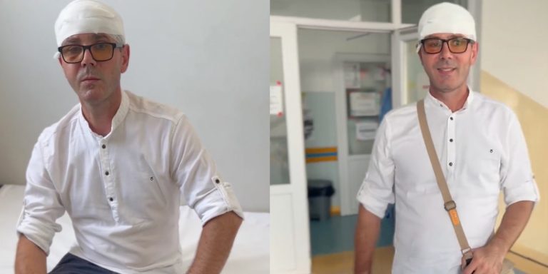 S-a dus să-și facă ochelari. Ce i-au spus medicii l-a dărâmat. Operație rarisimă la Iași: tumoră orbitală