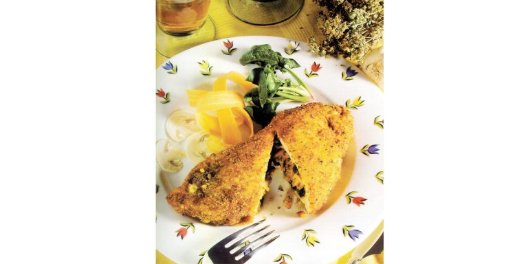 Piept de pui umplut cu legume