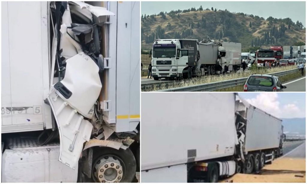  Șofer de TIR român zdrobit în cabina sa după ce s-a lovit de un alt TIR