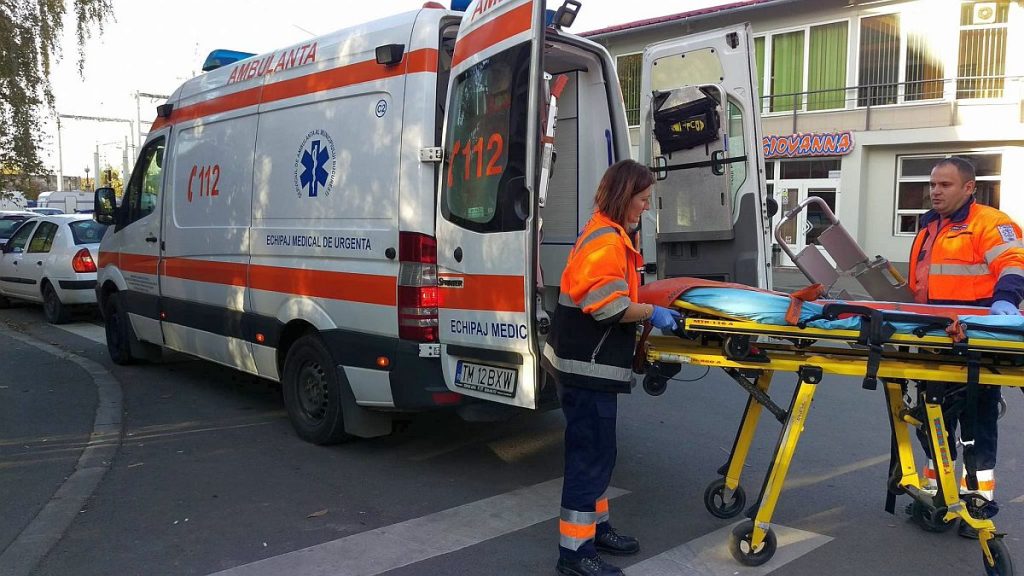  Accident pe şantierul unui ştrand care se construieşte la Vaslui. Un bărbat a căzut de pe o schelă