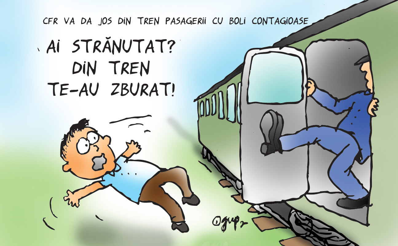 CFR dă jos contagioșii din tren