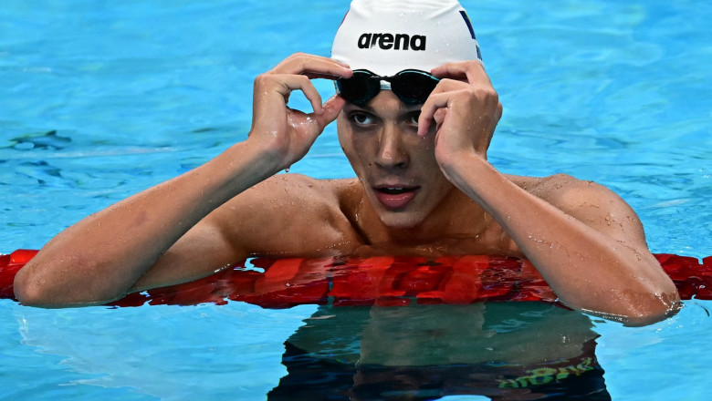 Nu ratați diseară finala cu David Popovici: 100 m, la ora 23.39. Ce alți sportivi intră astăzi în competiție