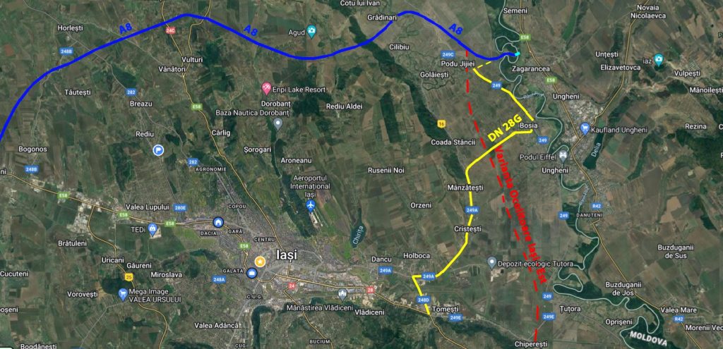 Pod nou plus drum nou egal trafic greu nou prin Iași? După ce vor trece Prutul, tirurile vor intra prin oraș