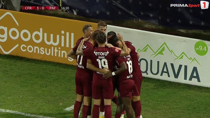 Conference League. CFR s-a impus în Gruia, deși a jucat jumătate de meci în 10. CFR Cluj - Pafos 1-0