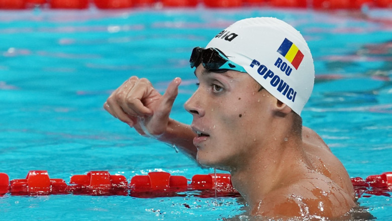 Rentă viageră de 21.000 de lei lunar pentru David Popovici