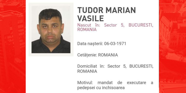 Urmăritul general Tudor Marian Vasile, zis ”Maruşcă”, adus în ţară din Anglia