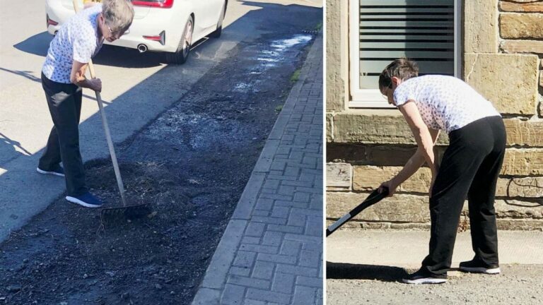 O femeie de 75 de ani care și-a astupat gropile din fața casei i-a înfuriat pe consilierii locali. Aceștia voiau un drum birocratic pentru asfaltare