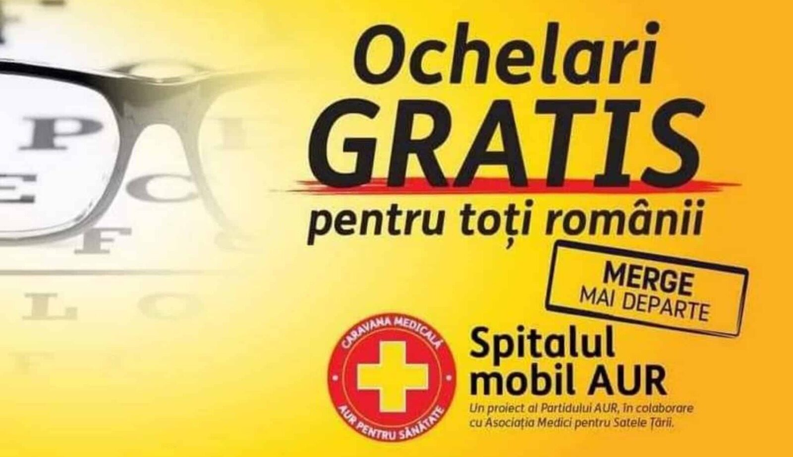 Spitalul mobil AUR: 11.000 de pacienți doar la oftalmologie în Caravana Medicală și peste 15.000 în centrele regionale pentru consultații oftalmologice, doar în ultima lună (P)