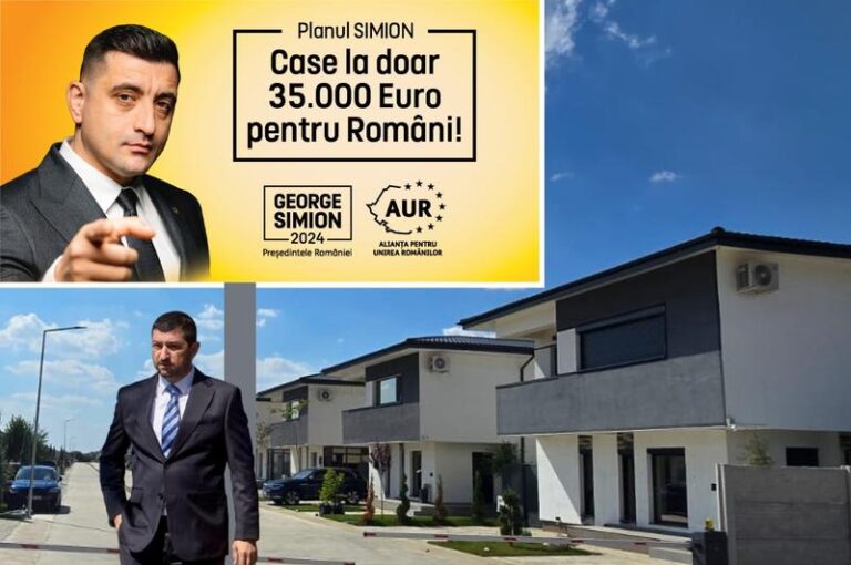 George Simion promite case la 35.000€. Lulea, premierul propus de AUR, le vinde cu 200.000€