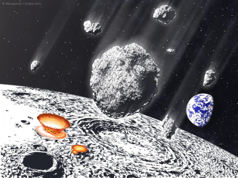 Impactul meteoriţilor produce cea mai mare parte a atmosferei subţiri a Lunii, relevă un studiu