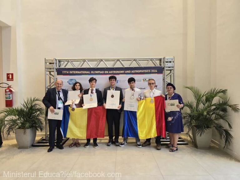 Echipa României a obţinut cinci medalii la Olimpiada Internaţională de Astronomie şi Astrofizică