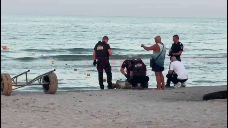 VIDEO Motorul unei rachete, inscripționat în rusă, găsit pe plaja Venus-Saturn