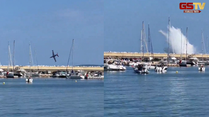 VIDEO Un pilot a murit în Franța după ce avionul său s-a prăbuşit în mare în timpul unui spectacol aviatic