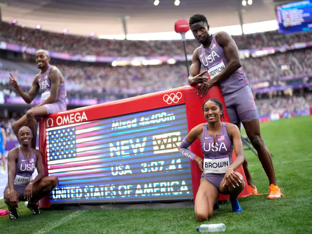 JO 2024 - Atletism: Nou record mondial reuşit de Statele Unite la ştafetă mixtă 4x400 m