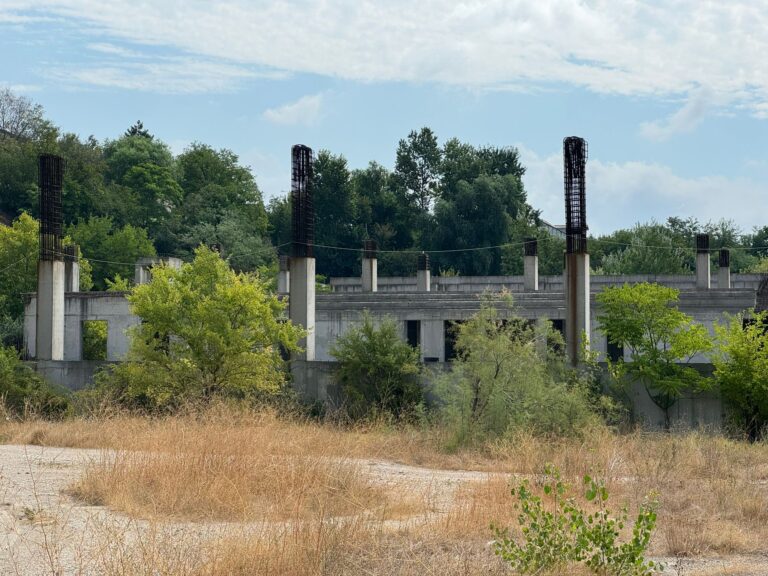 Construirea unui bazin olimpic în care statul a investit deja 3,5 milioane de euro, abandonată. Scheletul uriaș de beton, nici măcar conservat, este pericol public