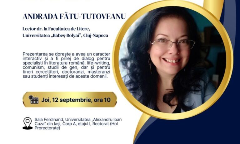 Seminar știintific la „Cuza” despre perioada Războiului Rece văzut din perspectivă feminină
