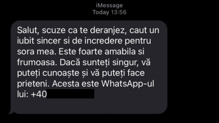 „Salut, scuze că te deranjez, caut un iubit pentru sora mea”. O nouă metodă de fraudă apărută în România