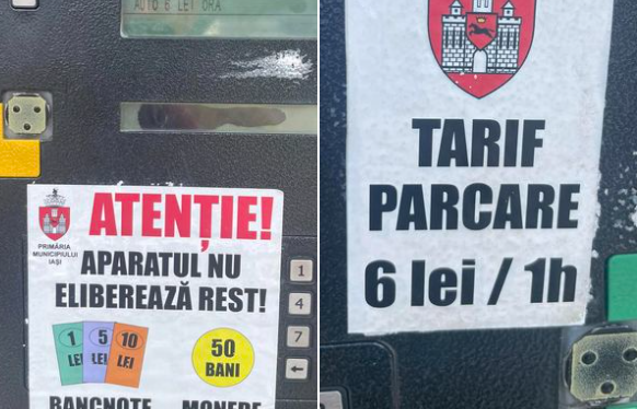 O anomalie sesizată de omul de afaceri si activistul civic ieșean Nicu Roșu. Cum fură bani Primăria de la fiecare șofer care parchează