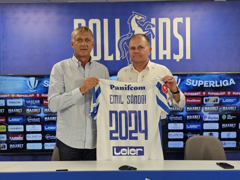 FOTBAL: Poli are antrenor: Emil Săndoi a preluat echipa ieșeană. Colaboratori cu ștaif