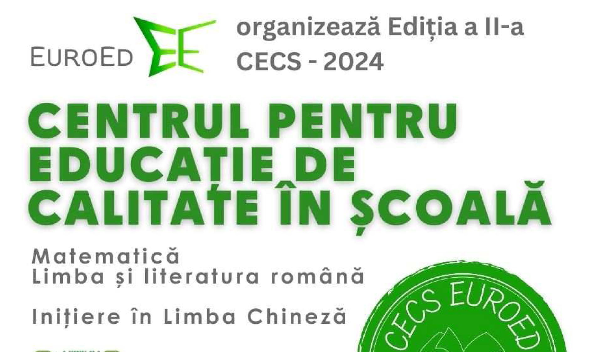 EuroEd deschide astăzi înscrierile la Centrul pentru Educație de Calitate în Școală 2024-2025