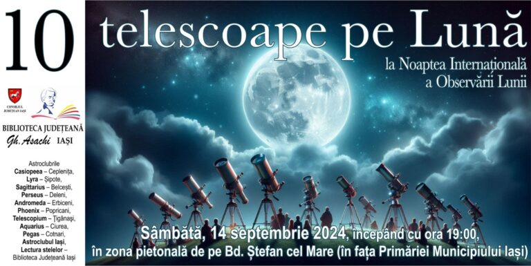 Iașul descoperă cerul: O seară astronomică de neuitat pe Bulevardul Ștefan cel Mare