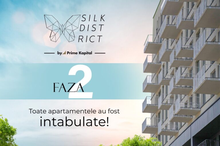 Silk District: apartamentele din Faza 2 au fost intabulate și sunt gata să își primească noii proprietari