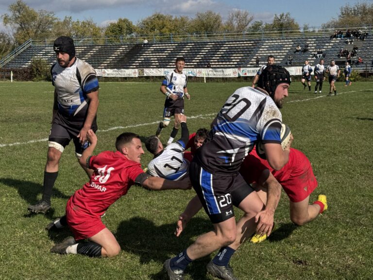 Bonus în ultima secundă. Rugbiștii de la Poli au învins Grivița cu 32-16
