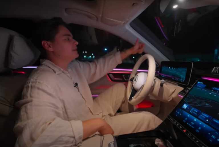 Selly, lux second-hand: influencerul Nordis și-a luat Mercedes S580 Maybach la mâna a doua din Suedia