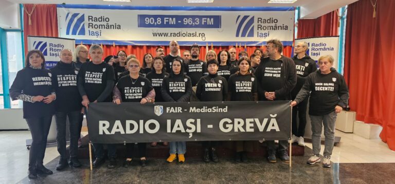Angajații Radio România Iași au intrat în grevă de avertisment