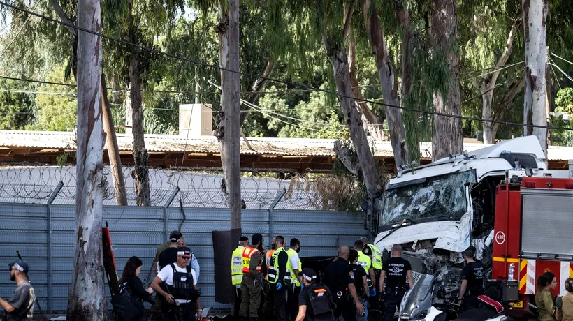 Cel puţin 24 de răniţi în Israel, într-un atac cu camionul, la ieşirea dintr-o bază militară, la Ramat Asharon
