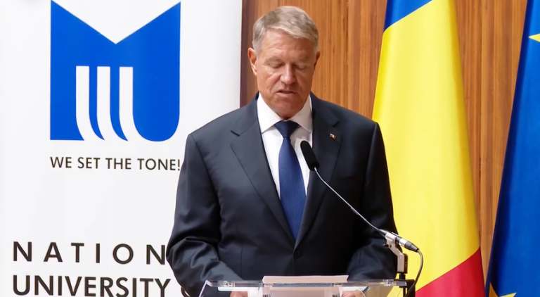 Klaus Iohannis: România are nevoie de mai mulţi absolvenţi de studii superioare