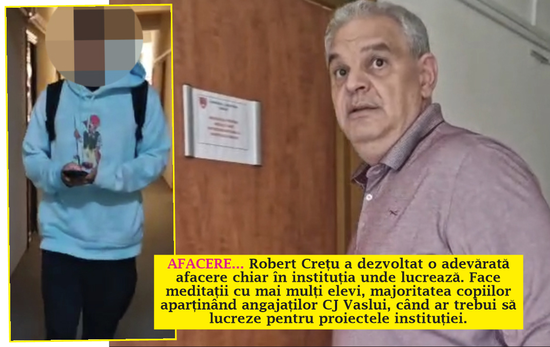Angajat la CJ Vaslui, surprins oferind meditații în timpul serviciului, în birourile instituției. Cel puțin opt elevi au venit în ultima lună