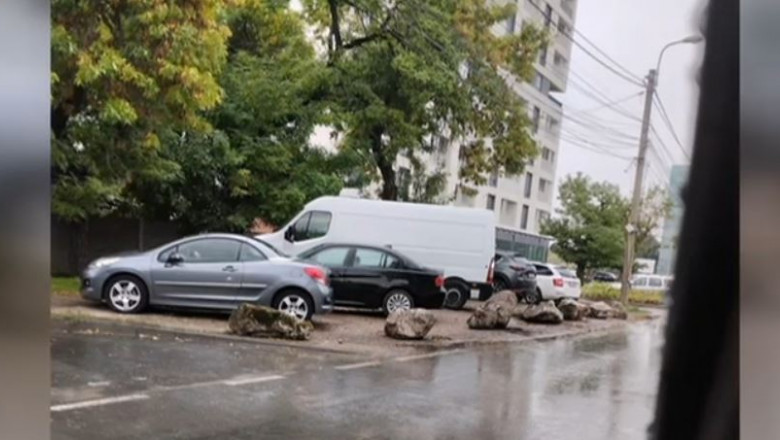 FOTO Cum au fost pedepsiți șoferii timișoreni care și-au parcat mașinile pe spațiul verde