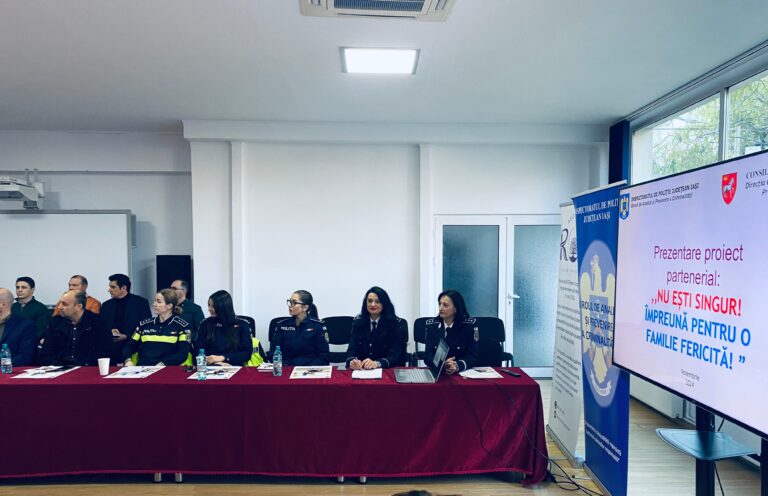 Nu ești singur! Împreună pentru o familie fericită - Proiect partenerial de prevenire a violenței domestice