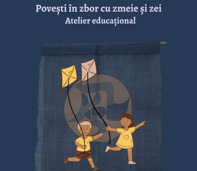 „Povești în zbor cu zmeie și zei”, atelier inspirat din mitologia japoneză, la Palatul Culturii