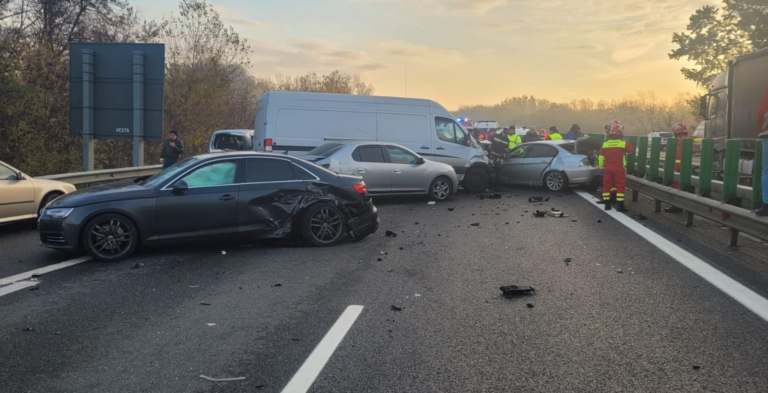 Accident în lanț din cauza poleiului în Prahova, administratorul A 3, nesancționat