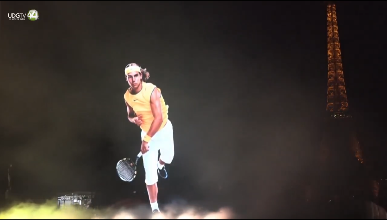 VIDEO Omagiu adus lui Rafael Nadal la Paris, în faţa Turnului Eiffel