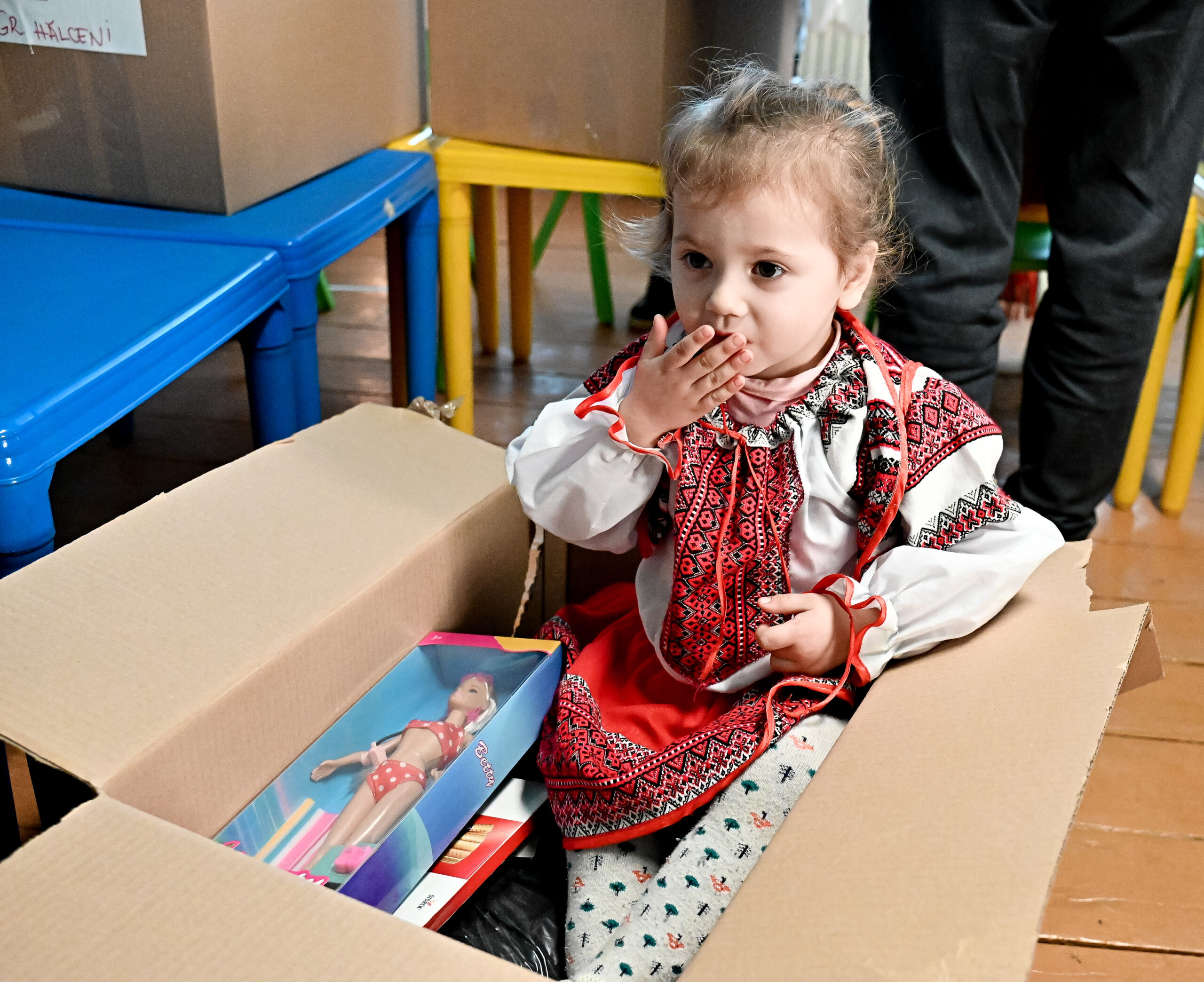 Imagini inedite: Iată cum arată fericirea în toată puterea ei. Campania ZdI a bucurat 167 de prichindei din comuna Șipote