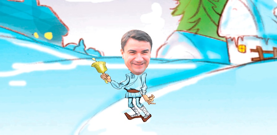 Plugușorul primarului Mihai Chirica: „Eu sunt primarul Mihai/Am clopot, dar n‐am buhai”