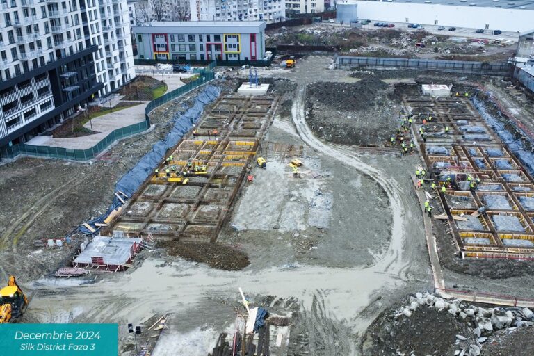 Galerie foto: Lucrările la Silk District Faza 3 Rezidențial avansează în ritm susținut