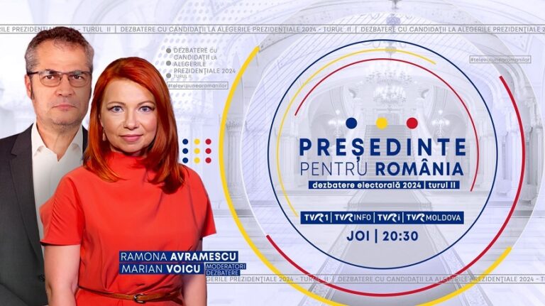 Candidații din turul 2 al prezidențialelor invitați de TVR la emisiunea „Preşedinte pentru România 2024”
